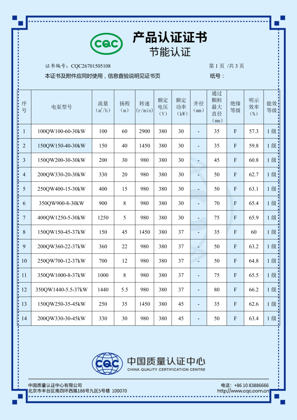 伟尔中国节能认证  排污泵（中）_02