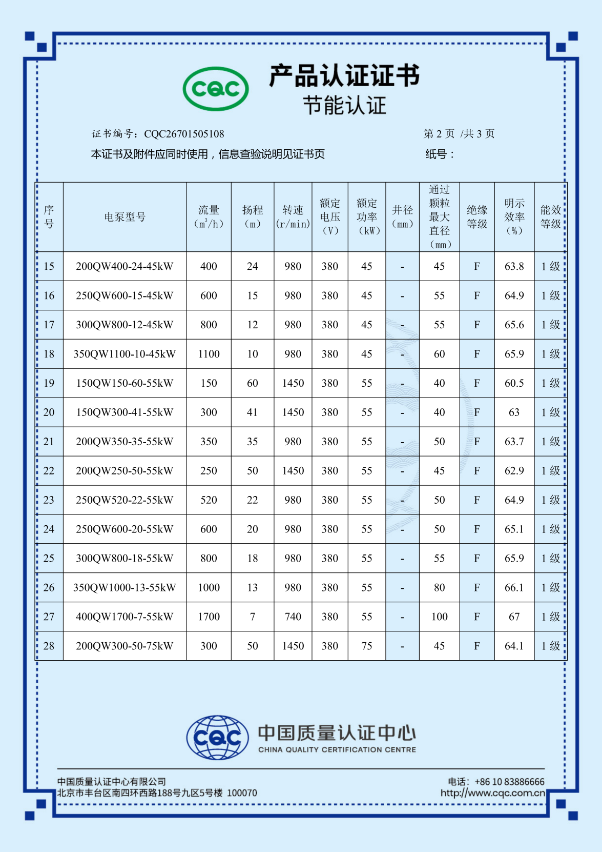 伟尔中国节能认证  排污泵（中）_03
